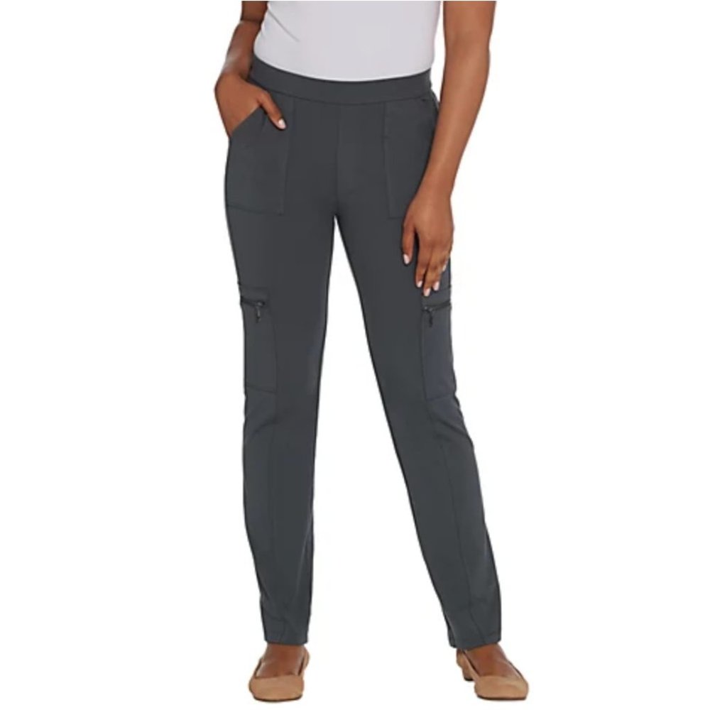 Susan Graver Premium Stretch Pull-On Cargo Pants